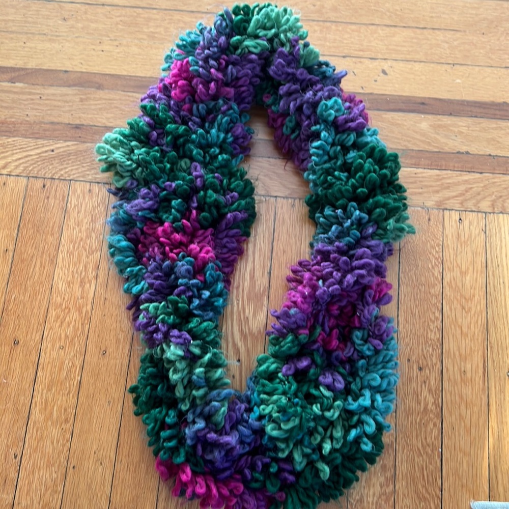 Fabulously Fun Infinity Wool Statement Scarf - image 1